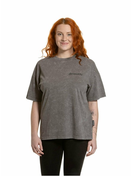 Meatfly Meatfly Damen-T-Shirt Vexey Pewter | Braun
