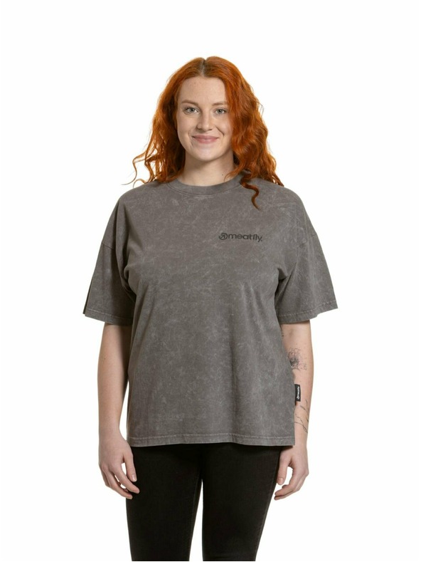 Meatfly Meatfly Damen-T-Shirt Vexey Pewter | Braun