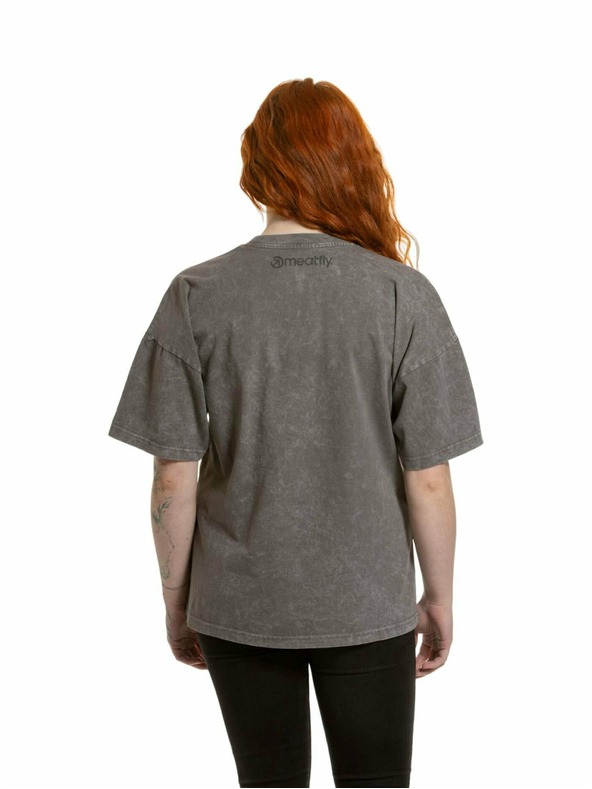 Meatfly Meatfly Damen-T-Shirt Vexey Pewter | Braun