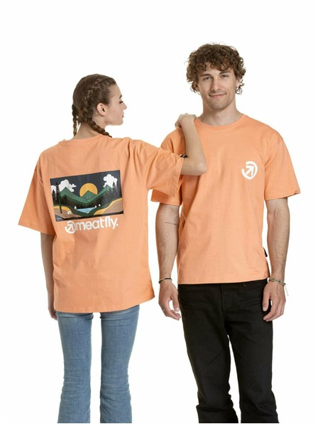 Meatfly Meatfly unisex T-Shirt Cachuma Coral Mountains