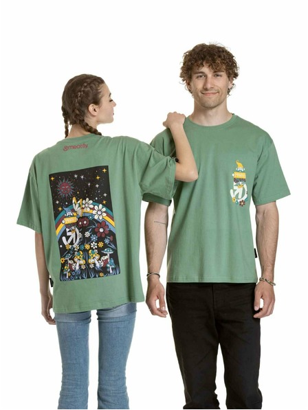 Meatfly Meatfly unisex T-Shirt Dwarf Hydge Green Dwarf