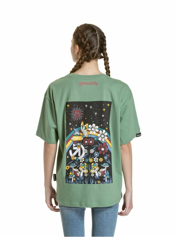 Meatfly Meatfly unisex T-Shirt Dwarf Hydge Green Dwarf