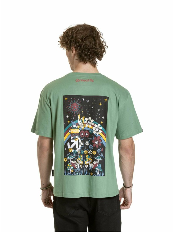 Meatfly Meatfly unisex T-Shirt Dwarf Hydge Green Dwarf