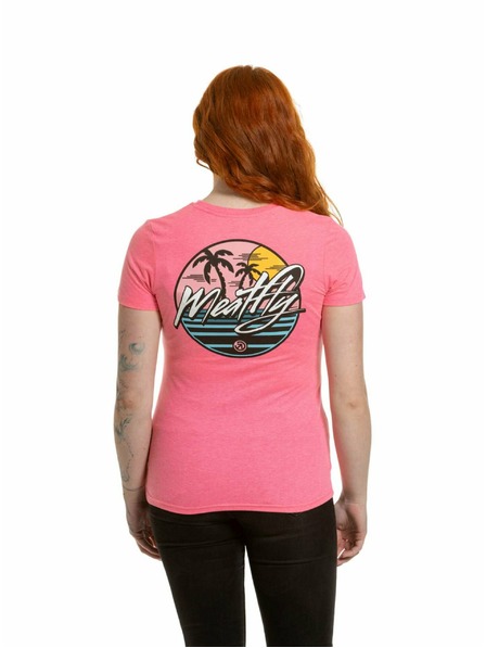 Meatfly Meatfly Damen-T-Shirt Shori Neon Pink