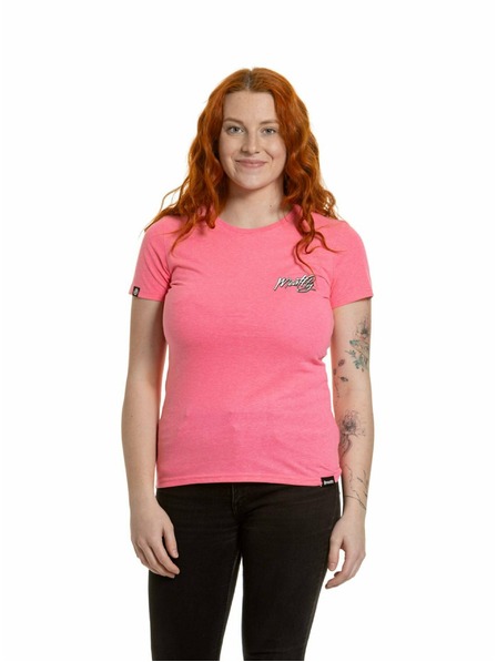 Meatfly Meatfly Damen-T-Shirt Shori Neon Pink
