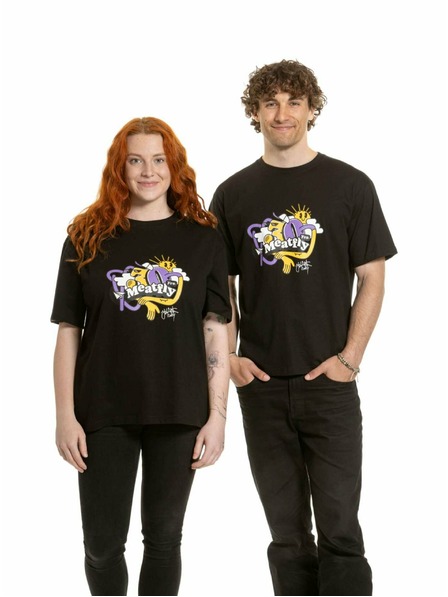 Meatfly Meatfly unisex T-Shirt Carter 30 Groove Black