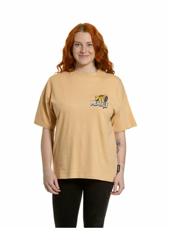Meatfly Meatfly Damen-T-Shirt Vexey Tapioca Flowers