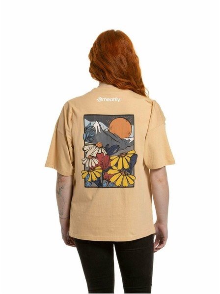 Meatfly Meatfly Damen-T-Shirt Vexey Tapioca Flowers