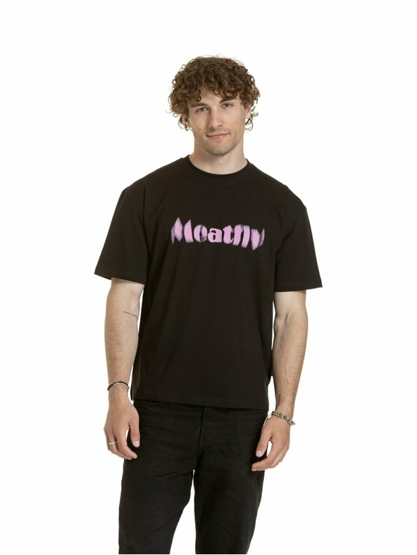 Meatfly Meatfly unisex T-Shirt Domes Black Blured