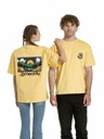 Meatfly Meatfly unisex T-Shirt Cachuma Cornsilk Mountains