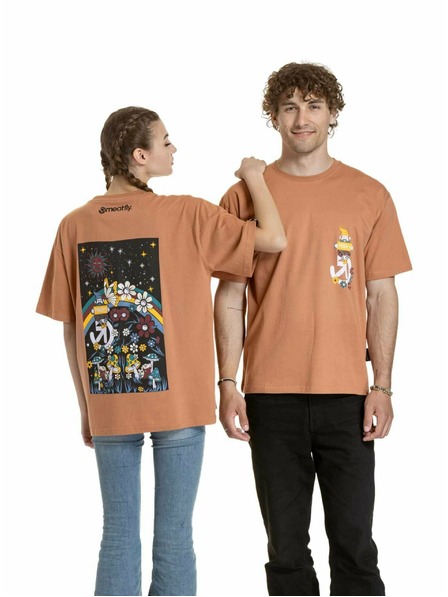 Meatfly Meatfly unisex T-Shirt Dwarf Cork Dwarf | Braun