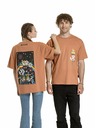 Meatfly Meatfly unisex T-Shirt Dwarf Cork Dwarf | Braun