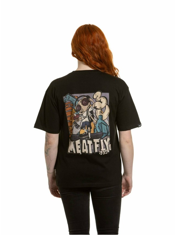 Meatfly Meatfly unisex T-Shirt Carter 30 Fly Black