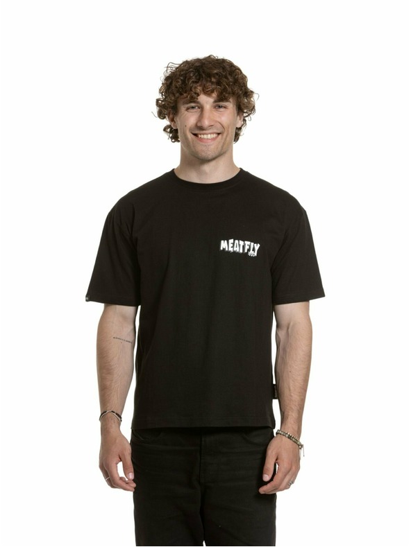 Meatfly Meatfly unisex T-Shirt Carter 30 Fly Black