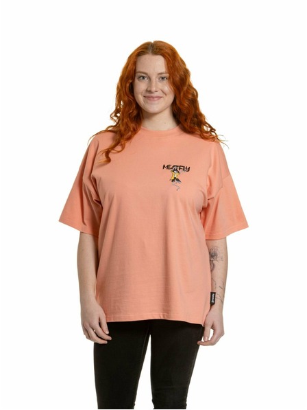 Meatfly Meatfly Damen-T-Shirt Vexey Coral Almond Skeleton