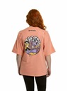Meatfly Meatfly Damen-T-Shirt Vexey Coral Almond Skeleton