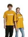 Meatfly Meatfly unisex T-Shirt Domes Gold Bronze Blured | Braun