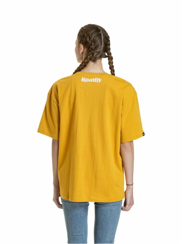 Meatfly Meatfly unisex T-Shirt Domes Gold Bronze Blured | Braun