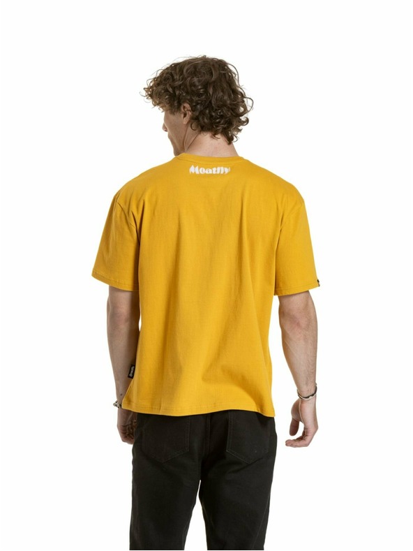 Meatfly Meatfly unisex T-Shirt Domes Gold Bronze Blured | Braun