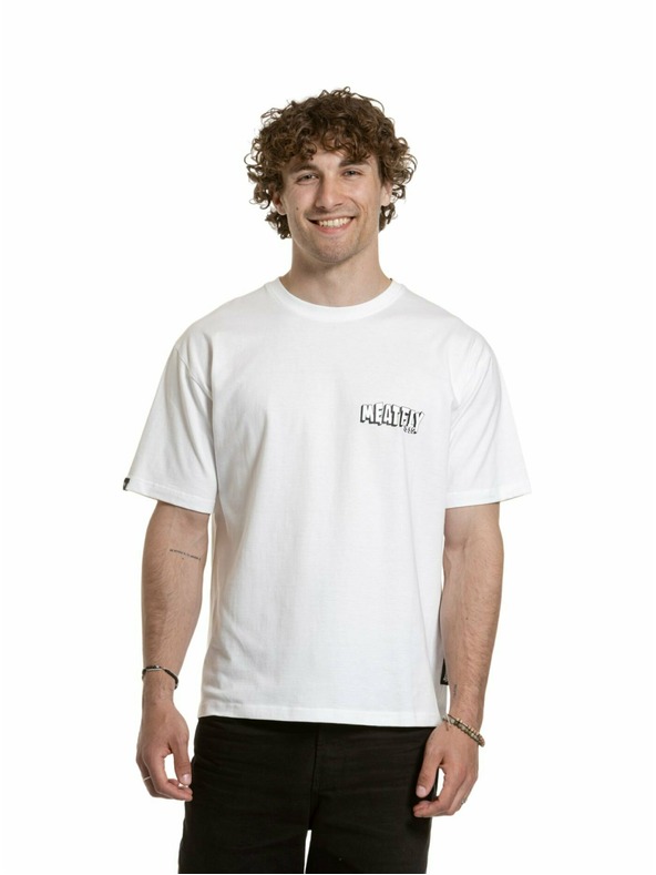 Meatfly Meatfly unisex T-Shirt Carter 30 Fly White