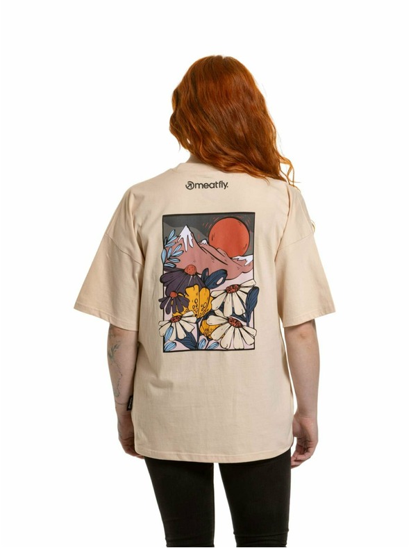 Meatfly Meatfly Damen-T-Shirt Vexey Sheepskin Flowers