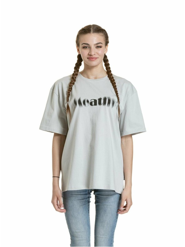 Meatfly Meatfly unisex T-Shirt Domes Stone Blured | Grau