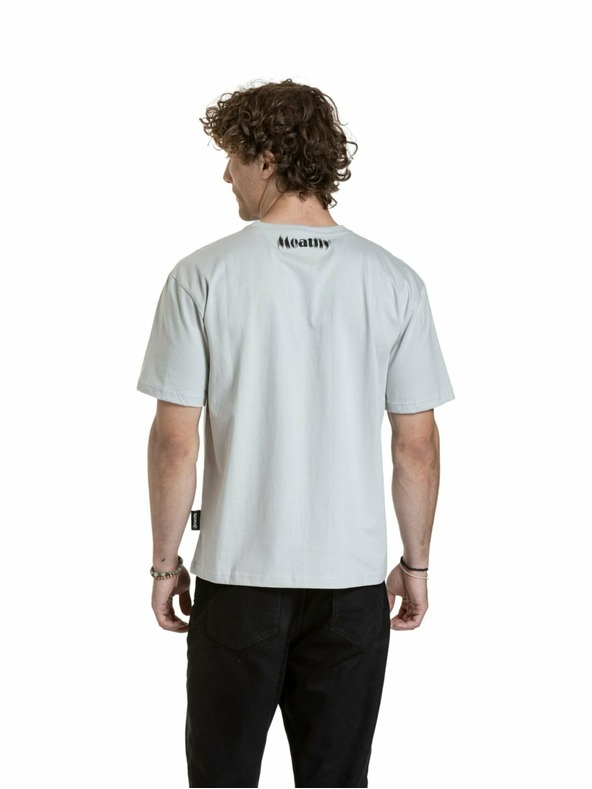 Meatfly Meatfly unisex T-Shirt Domes Stone Blured | Grau