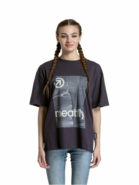 Meatfly Meatfly unisex T-Shirt Junglist Green Yellow Leaf | Grau