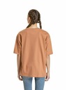 Meatfly Meatfly unisex T-Shirt Minimal Cork | Braun