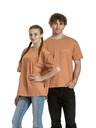 Meatfly Meatfly unisex T-Shirt Minimal Cork | Braun