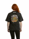 Meatfly Meatfly Damen T-Shirt Vexey Black Skeleton (Acid Wash)