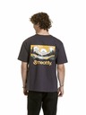 Meatfly Meatfly Unisex T-Shirt Cachuma Grey Mountains | Grau