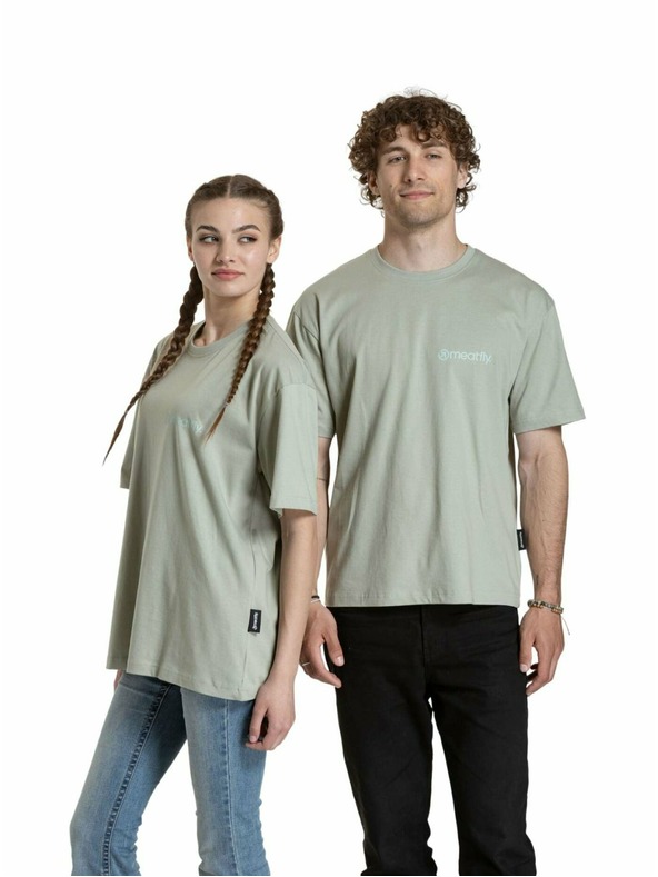 Meatfly Meatfly Unisex T-Shirt Minimal Mossy Green