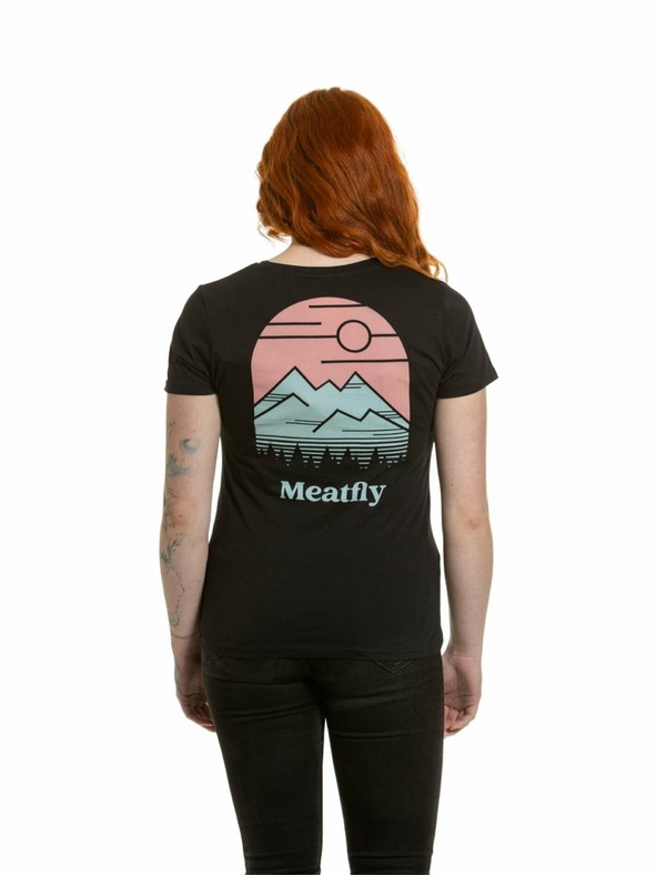 Meatfly Meatfly Damen T-Shirt Cordie Black