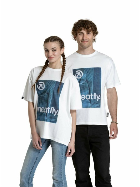 Meatfly Meatfly Unisex T-Shirt Junglist Blue Leaf