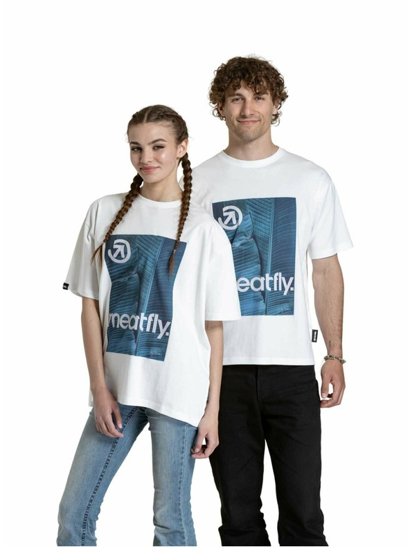 Meatfly Meatfly Unisex T-Shirt Junglist Blue Leaf
