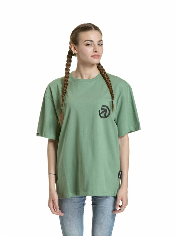 Meatfly Meatfly Unisex T-Shirt Cachuma Hedge Green Mountains