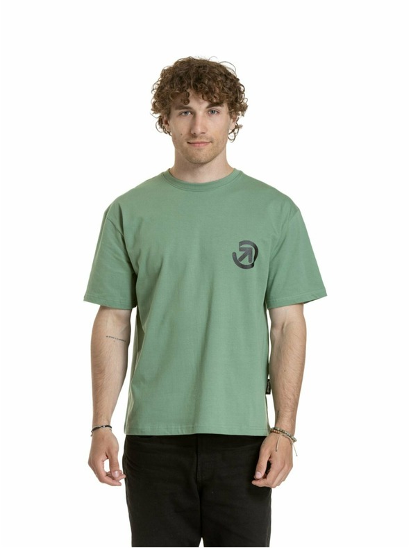 Meatfly Meatfly Unisex T-Shirt Cachuma Hedge Green Mountains