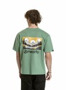 Meatfly Meatfly Unisex T-Shirt Cachuma Hedge Green Mountains
