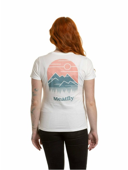 Meatfly Meatfly Damen T-Shirt Cordie White