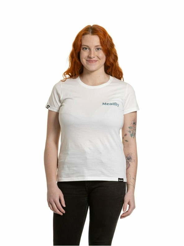 Meatfly Meatfly Damen T-Shirt Cordie White