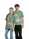 Meatfly Meatfly Unisex T-Shirt Junglist Grey Leaf | Grau