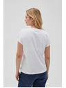 Moodo Damen Basic T-Shirt Moodo – weiß