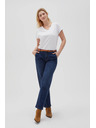 Moodo Damen Basic T-Shirt Moodo – weiß