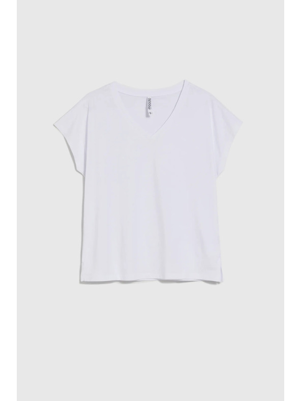 Moodo Damen Basic T-Shirt Moodo – weiß