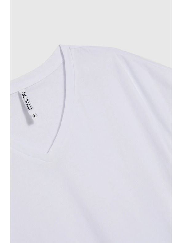 Moodo Damen Basic T-Shirt Moodo – weiß