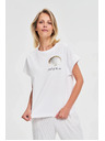Moodo Damen T-Shirt mit Druck