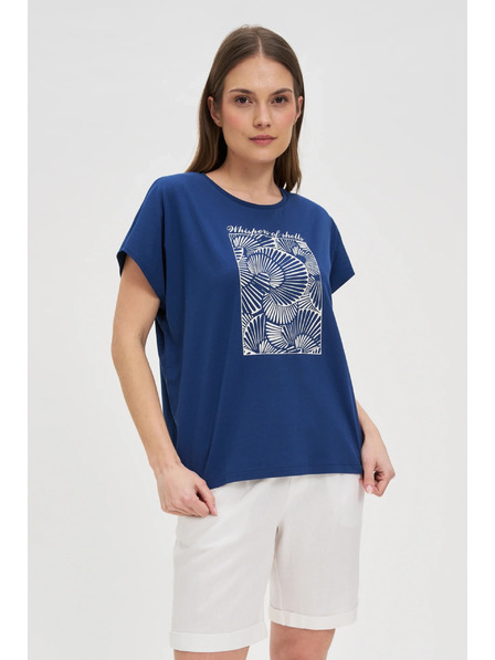 Moodo Damen T-Shirt Moodo – dunkelblau