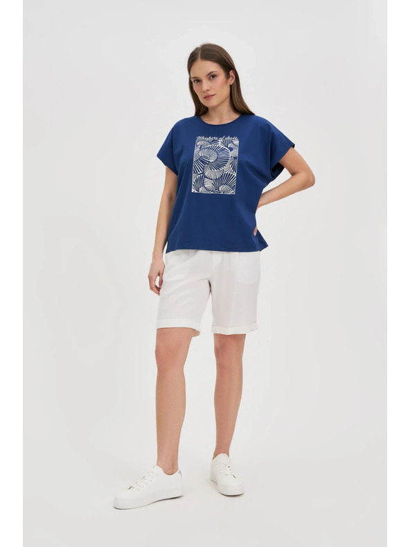 Moodo Damen T-Shirt Moodo – dunkelblau