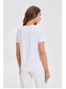 Moodo Weißes T-Shirt mit Aufdruck